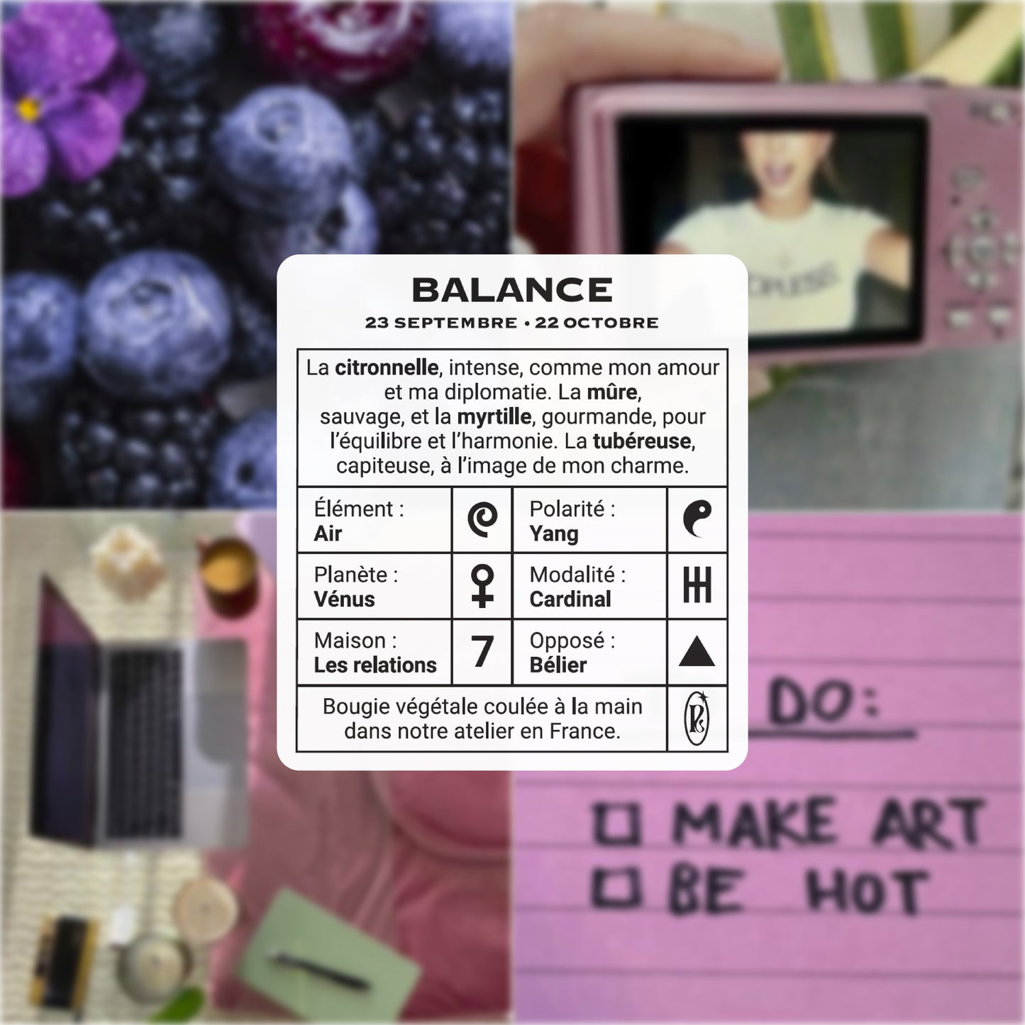 La bougie Balance